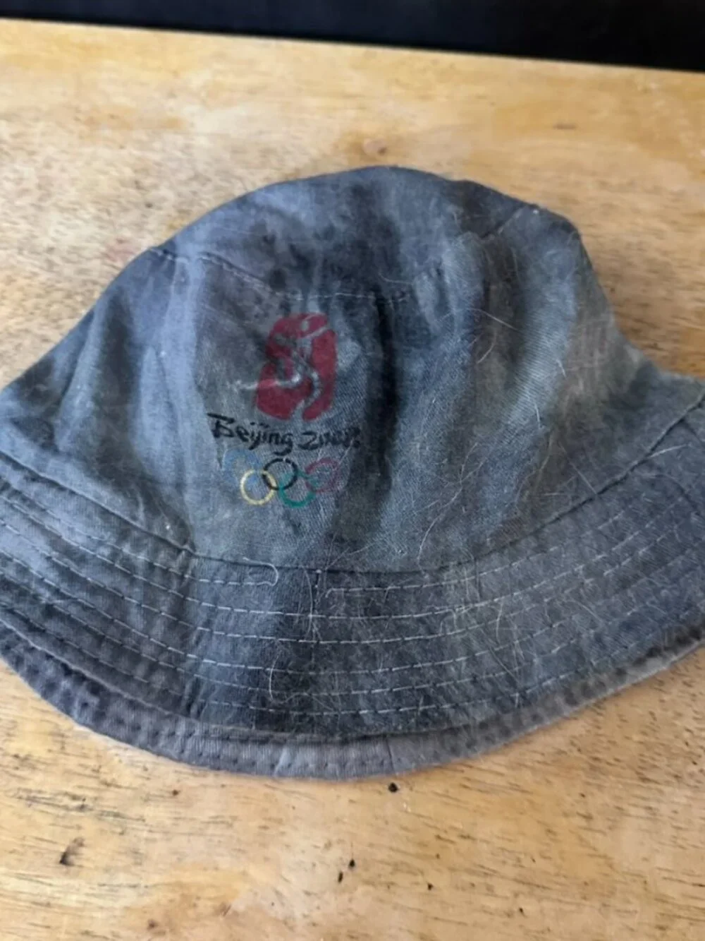 Beijing Olympics Bucket Hat Vintage Rare newly tie dyed Womens Girlls